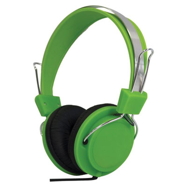 Street Style Coloured Digital Stereo Headphones, Green ...