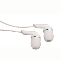 White Digital In-Ear Stereo Earphones