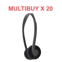 Multi Buy x 20 Budget Stereo Headphones