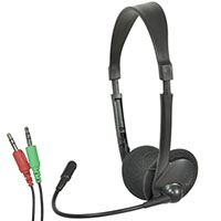 Multimedia Headset with Boom Microphone