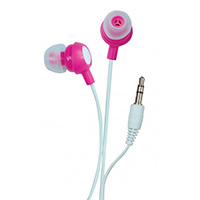 In-Ear Stereo Earphones, Pink