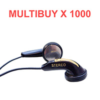 Multibuy x 1000 Budget Stereo Earphones